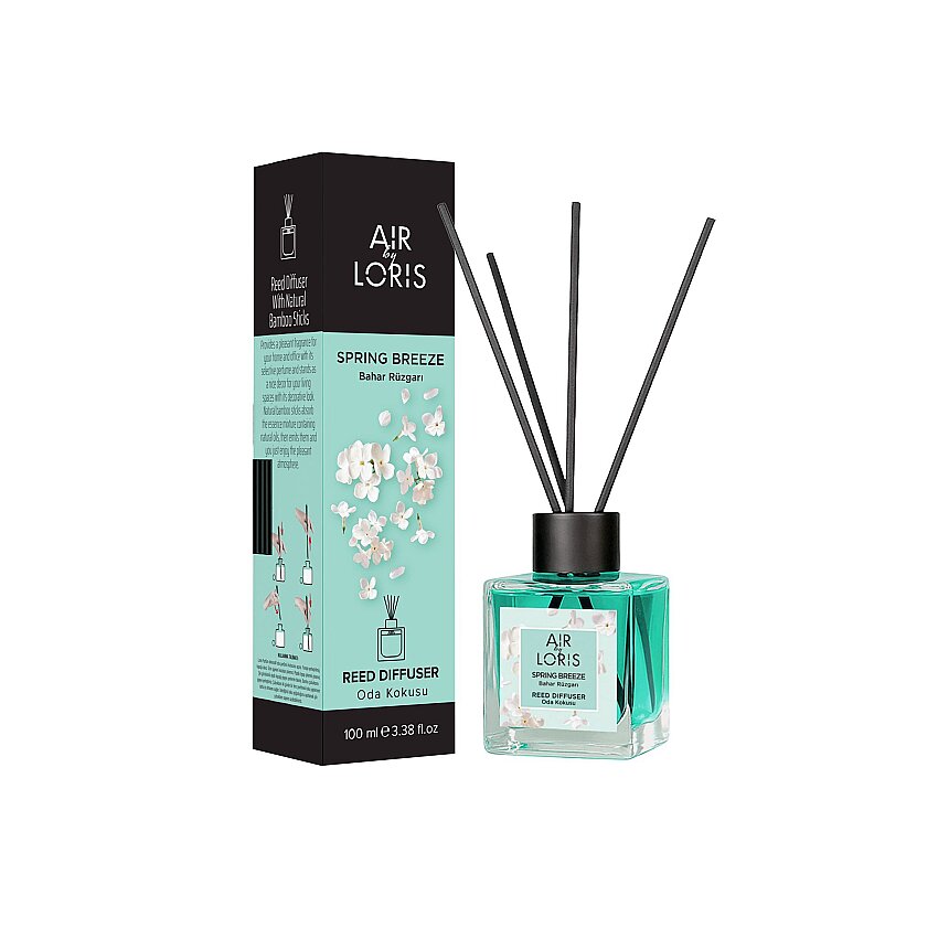 100 ml Oda Kokusu Air By Loris Bahar Rüzgarı M1 Oda & Seccade Kokusu Logosuz Ürünler