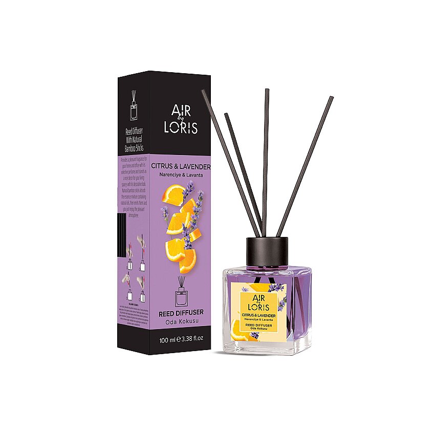 100 ml Oda Kokusu Air By Loris Narenciye ve Lavanta M1 Oda & Seccade Kokusu Logosuz Ürünler