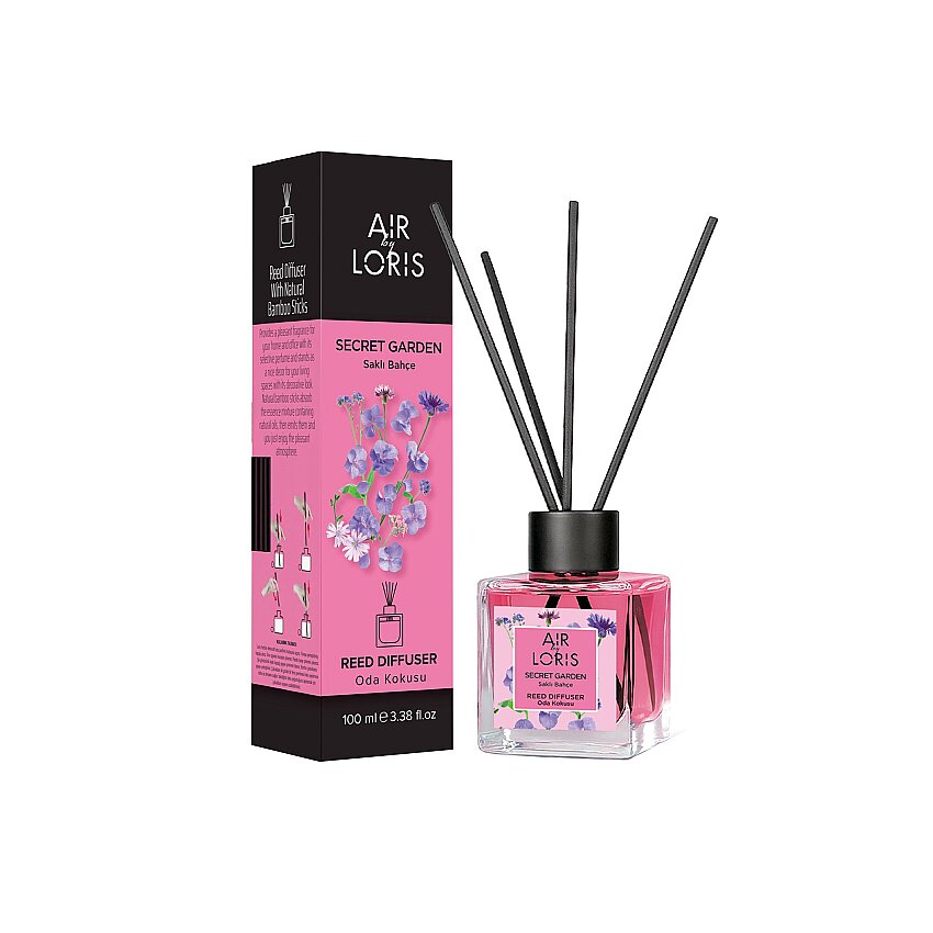 100 ml Oda Kokusu Air By Loris Saklı Bahçe M1 Oda & Seccade Kokusu Logosuz Ürünler
