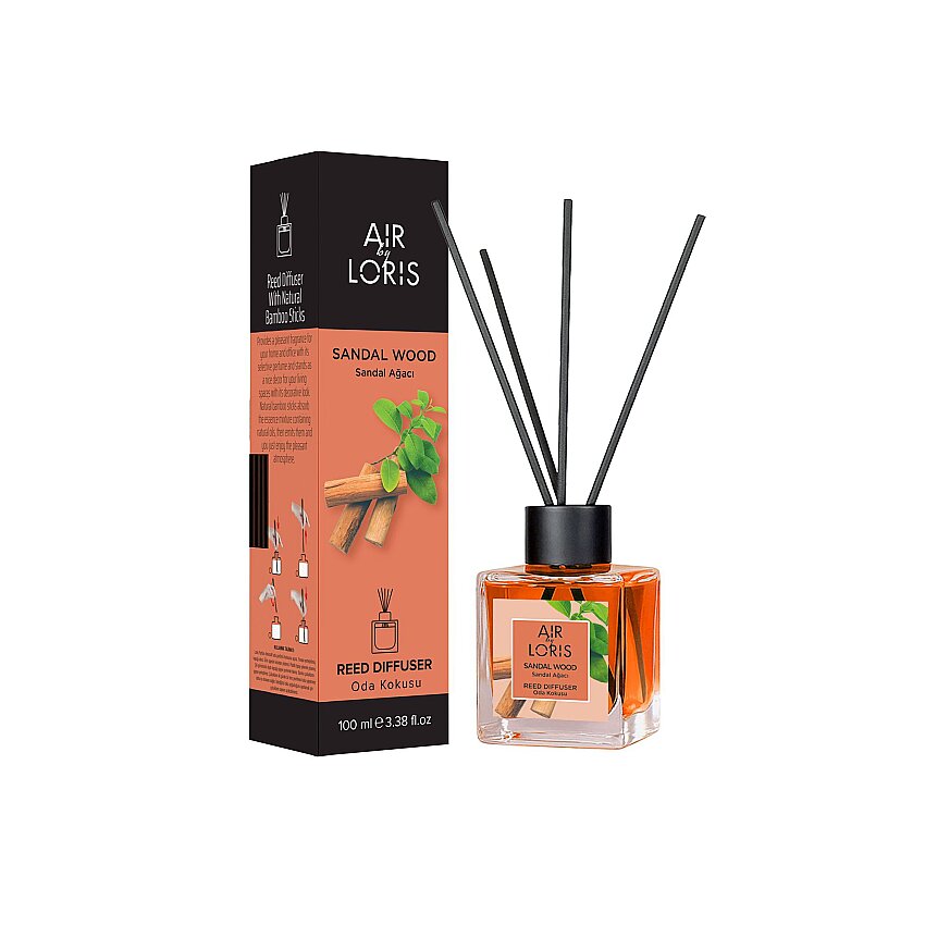 100 ml Oda Kokusu Air By Loris Sandal Ağacı M1 Oda & Seccade Kokusu Logosuz Ürünler